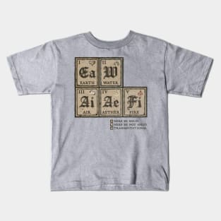 Vintage Periodic Table Kids T-Shirt